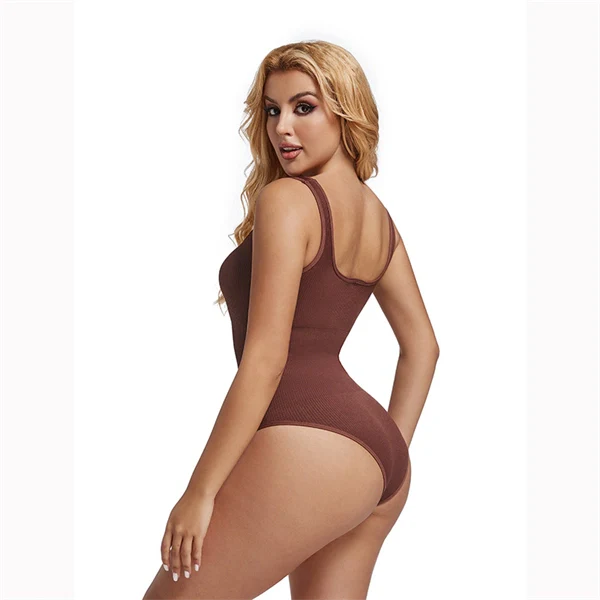 Seamless Tummy Control Shapewear Bodysuit – Waist Slimming Compression One-Piece