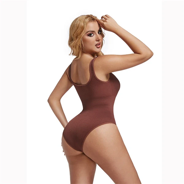 Seamless Tummy Control Shapewear Bodysuit – Waist Slimming Compression One-Piece