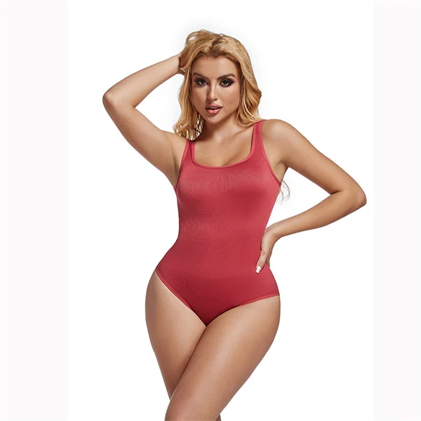 Seamless Tummy Control Shapewear Bodysuit – Waist Slimming Compression One-Piece