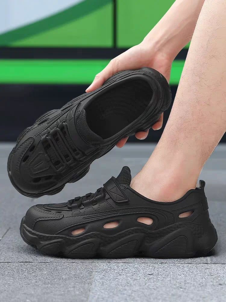 Summer Men Soft EVA Sole Sandals Breathable Anti-skid Casual Beach Fishing Sandals