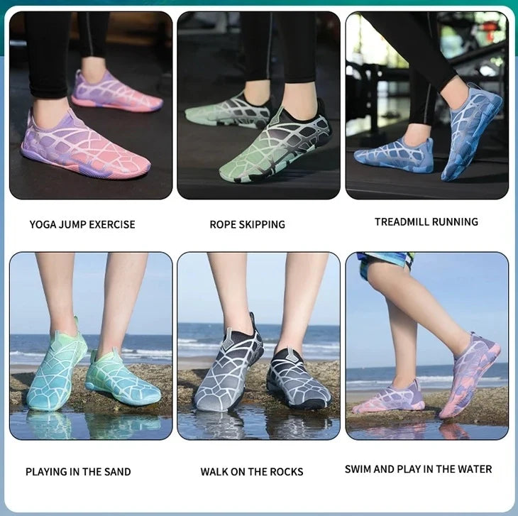Unisex Water Sneakers Quick-drying Beach Sandals Summer Swimming Slippers Wading Surfing Footwear