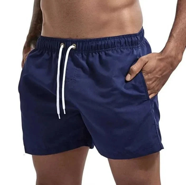 Men's Beach Shorts Quick Dry, Breathable Swim Trunks with Pockets for Swimming, Surfing