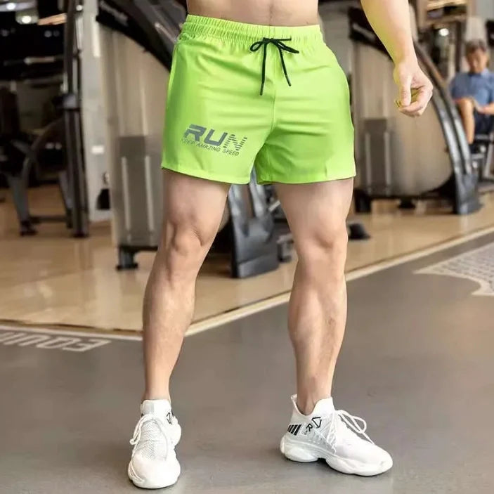 Men's Summer Gyms Workout Bottoms Fitness Sports Shorts Quick Dry Beach Pants for Outdoor Sports