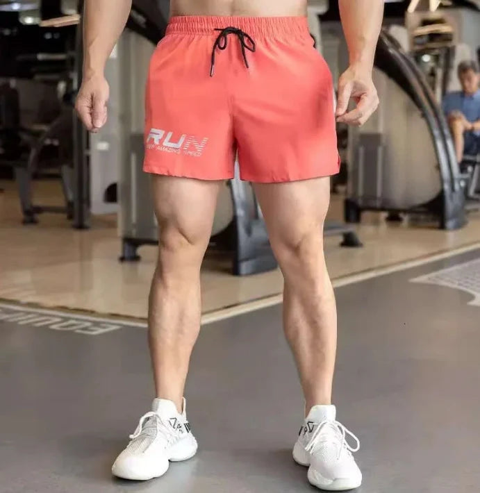 Men's Summer Gyms Workout Bottoms Fitness Sports Shorts Quick Dry Beach Pants for Outdoor Sports