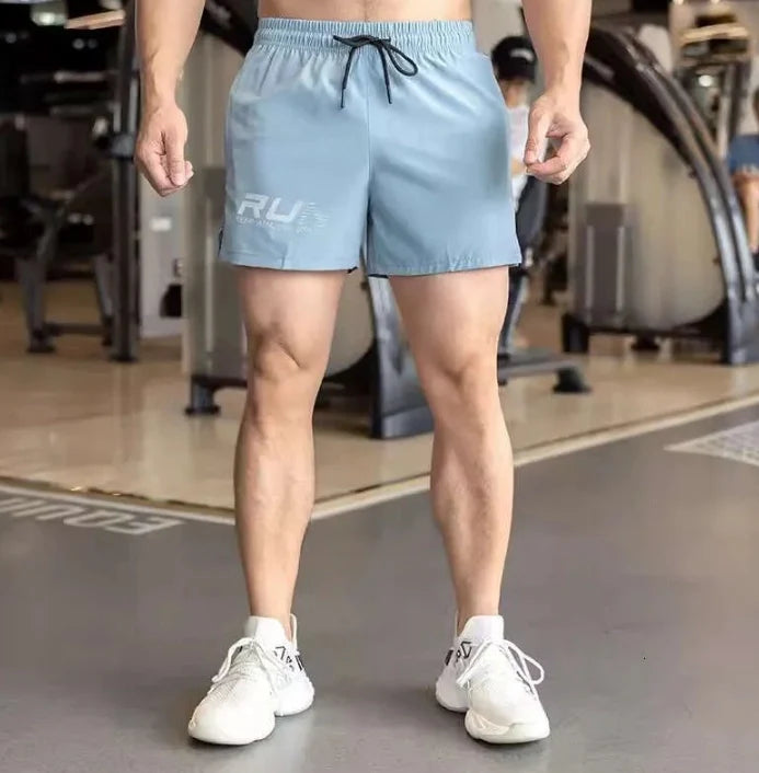 Men's Summer Gyms Workout Bottoms Fitness Sports Shorts Quick Dry Beach Pants for Outdoor Sports