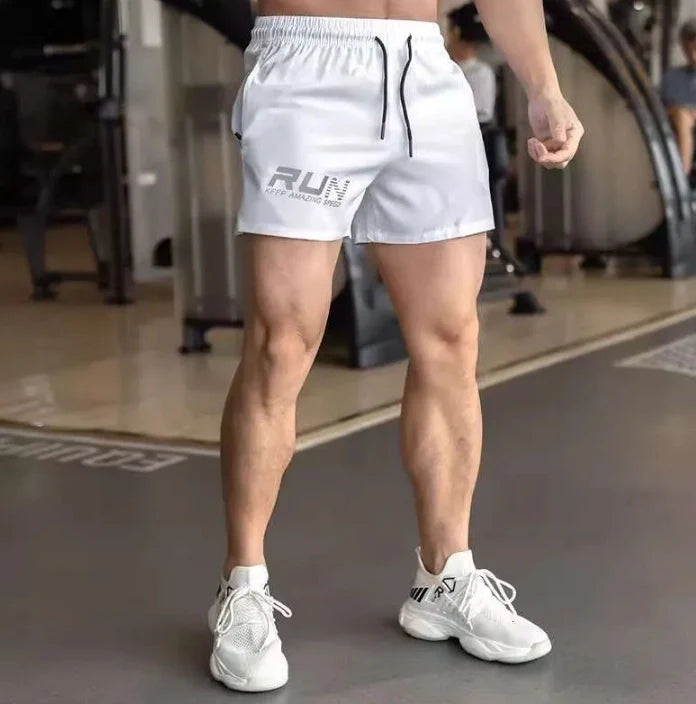 Men's Summer Gyms Workout Bottoms Fitness Sports Shorts Quick Dry Beach Pants for Outdoor Sports