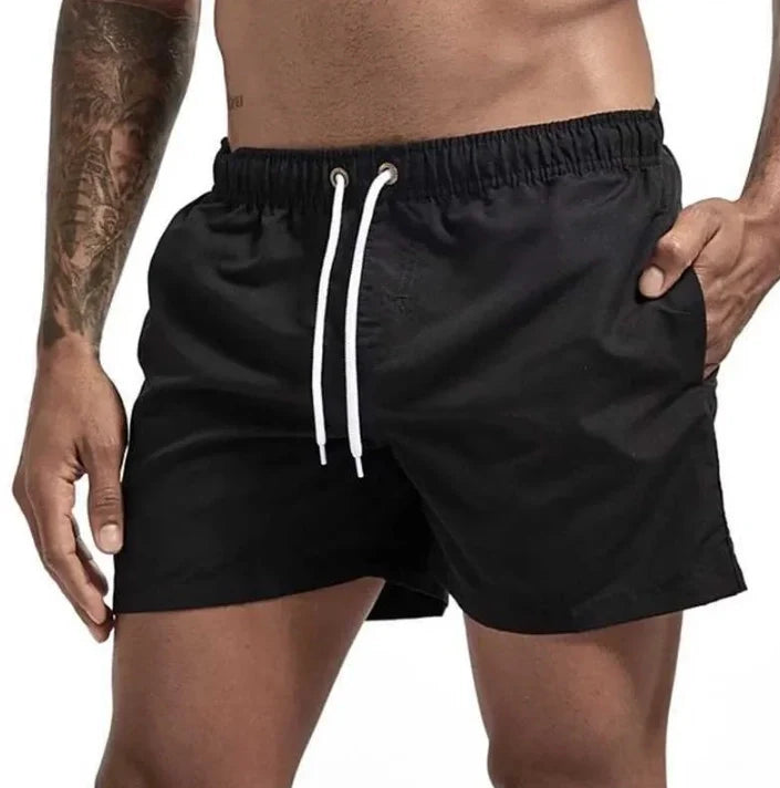 Men's Beach Shorts Quick Dry, Breathable Swim Trunks with Pockets for Swimming, Surfing