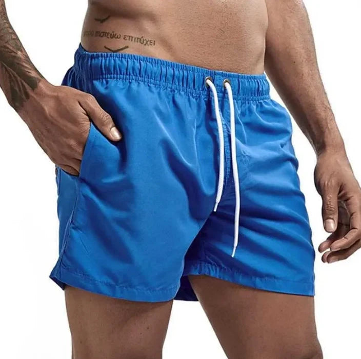 Men's Beach Shorts Quick Dry, Breathable Swim Trunks with Pockets for Swimming, Surfing