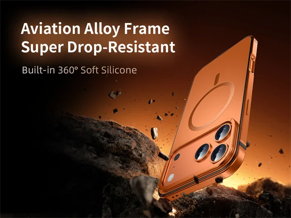 Slim Shockproof Magnetic Phone Case for iPhone 17 Pro/17 Pro Max