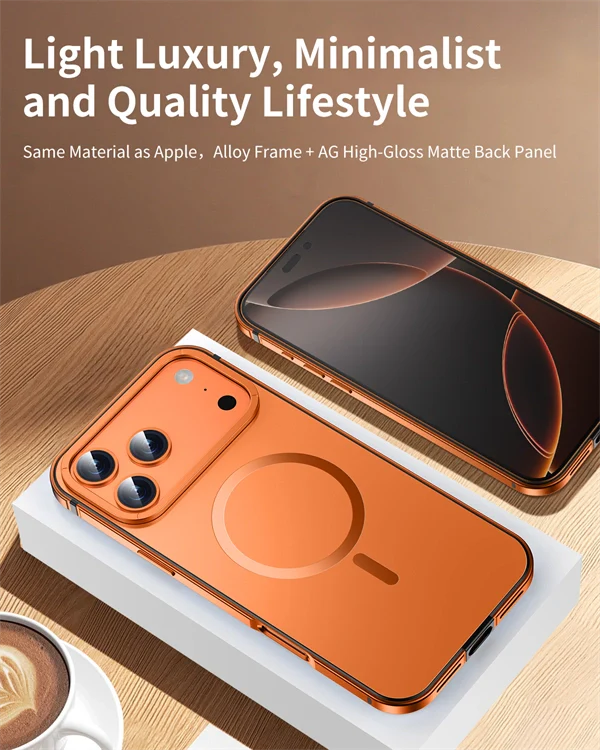 Slim Shockproof Magnetic Phone Case for iPhone 17 Pro/17 Pro Max