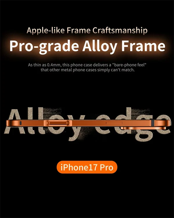 Slim Shockproof Magnetic Phone Case for iPhone 17 Pro/17 Pro Max