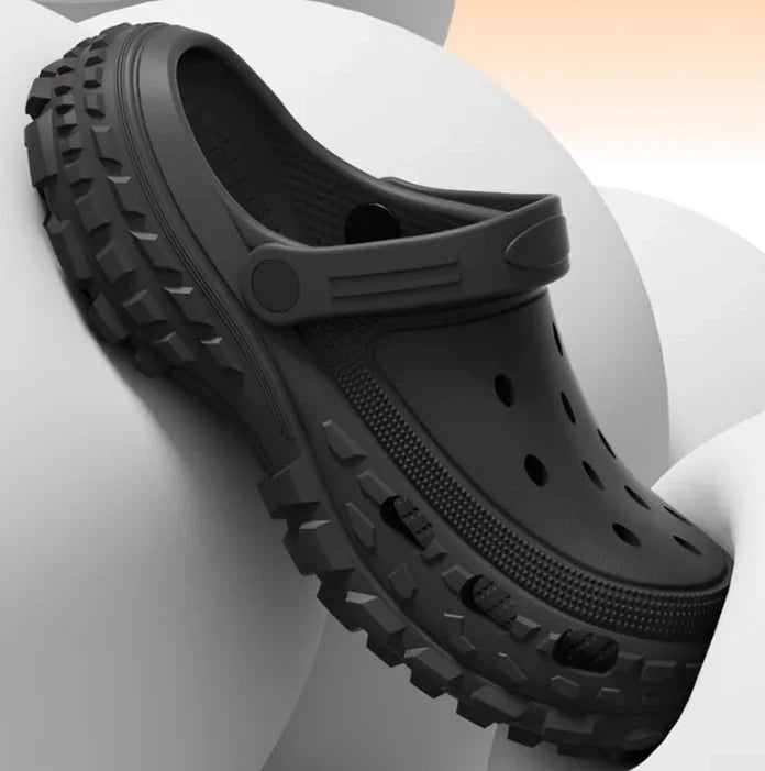 Summer Non-Slip Beach Sandals for Men Comfortable Soft Sole Platform Slippers