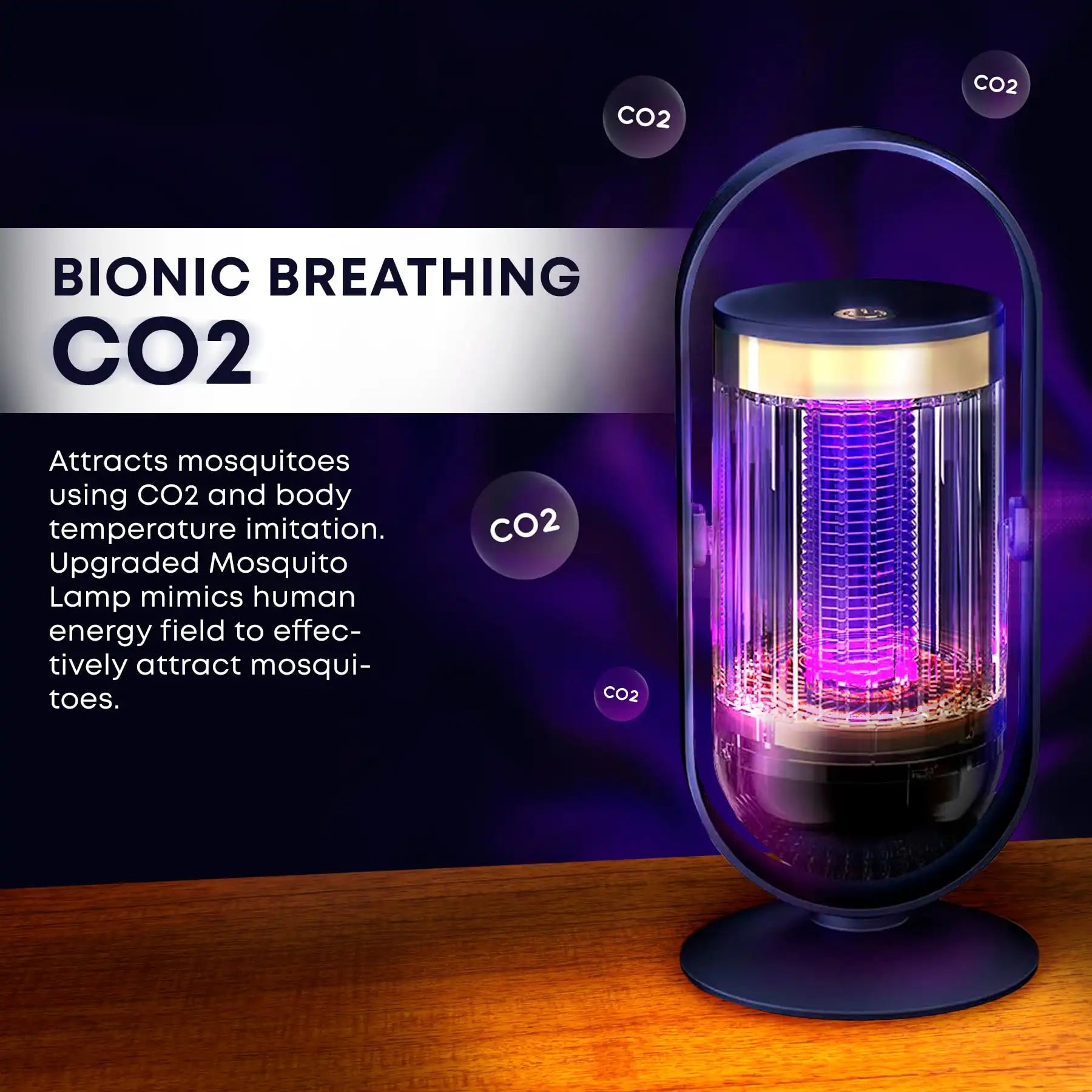 Smart LED Mosquito Insect Zapper - Indoor & Outdoor Bug Trap with 98% Kill Rate