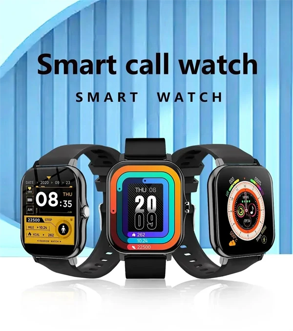 2025 Bluetooth Smartwatch with Phone Call & Fitness Tracker for Men and Women – Compatible with Android & iOS