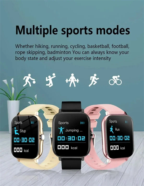 2025 Bluetooth Smartwatch with Phone Call & Fitness Tracker for Men and Women – Compatible with Android & iOS