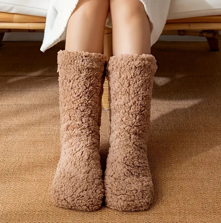 Women's Fuzzy Socks Winter Socks Warm Thick Knit Floor Socks