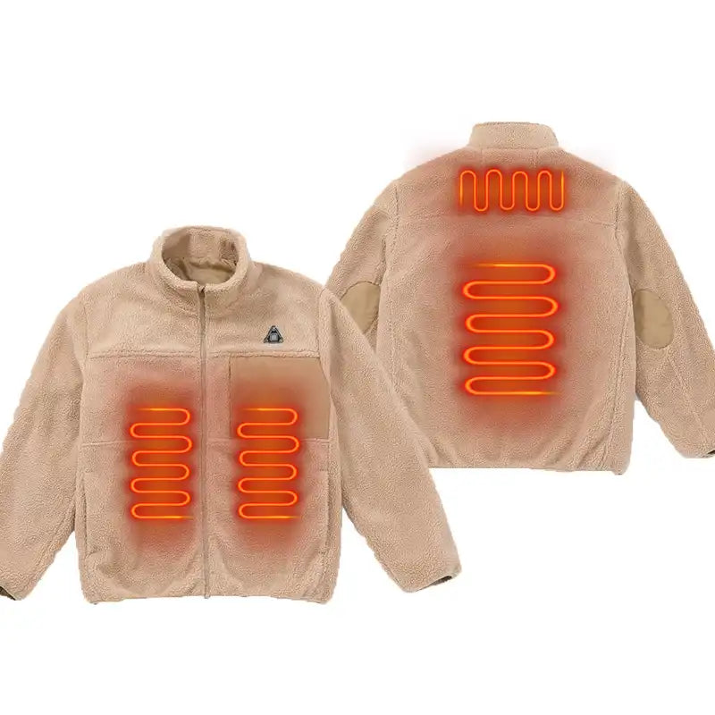 Soft Heated Winter Jacket - 4 Heat Zones, USB (For Men & Women)