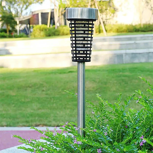 Solar-Powered Outdoor Mosquito Killer Lamp – Waterproof LED Garden Light & Insect Zapper for Patio, Yard & Camping