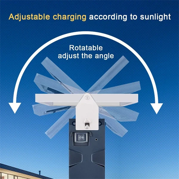 Solar-Powered UV Mosquito & Insect Zapper – Outdoor Electric Fly Trap for Garden, Yard & Patio