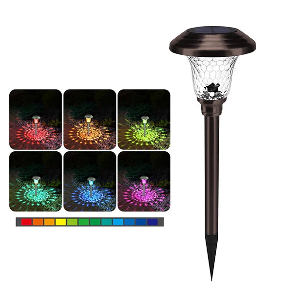 Solar LED Pathway Lights Outdoor-Stainless Steel