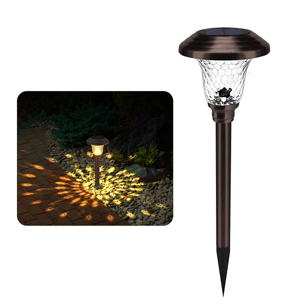 Solar LED Pathway Lights Outdoor-Stainless Steel