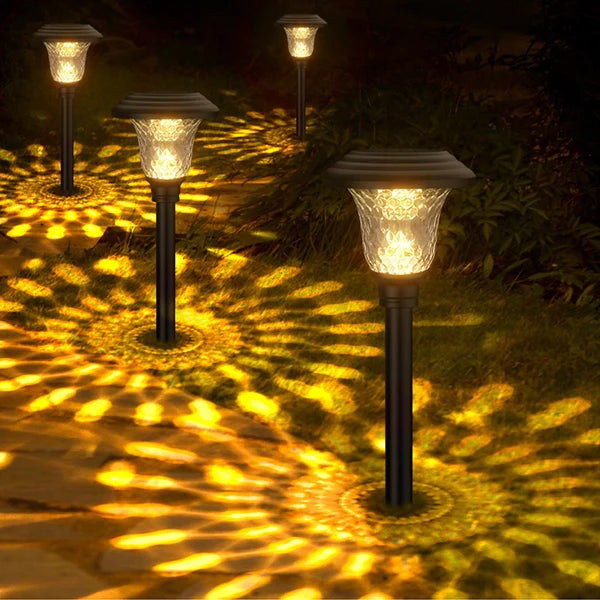 Solar LED Pathway Lights Outdoor-Stainless Steel