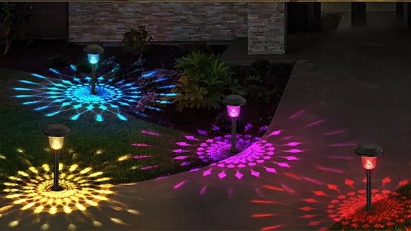 Solar LED Pathway Lights Outdoor-Stainless Steel