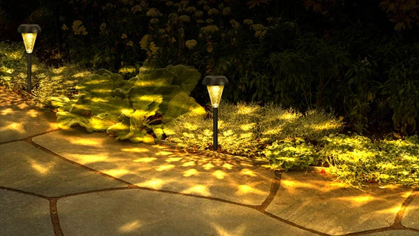 Solar LED Pathway Lights Outdoor-Stainless Steel