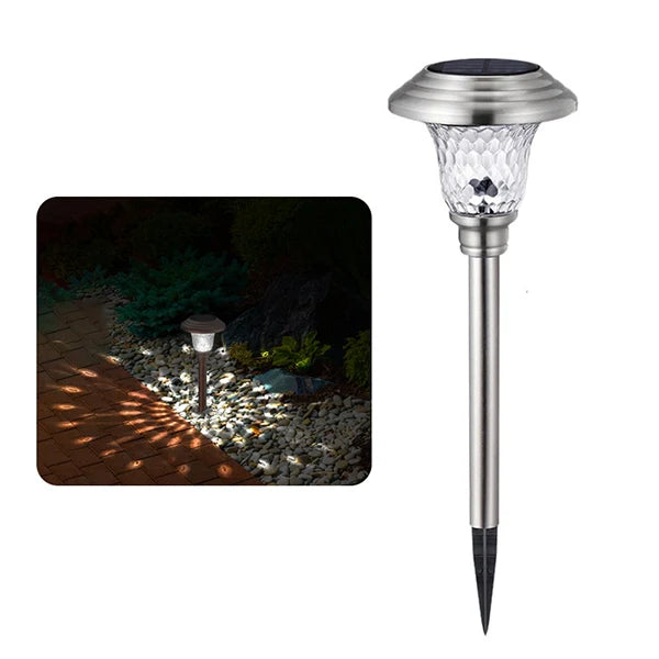 Solar LED Pathway Lights Outdoor-Stainless Steel