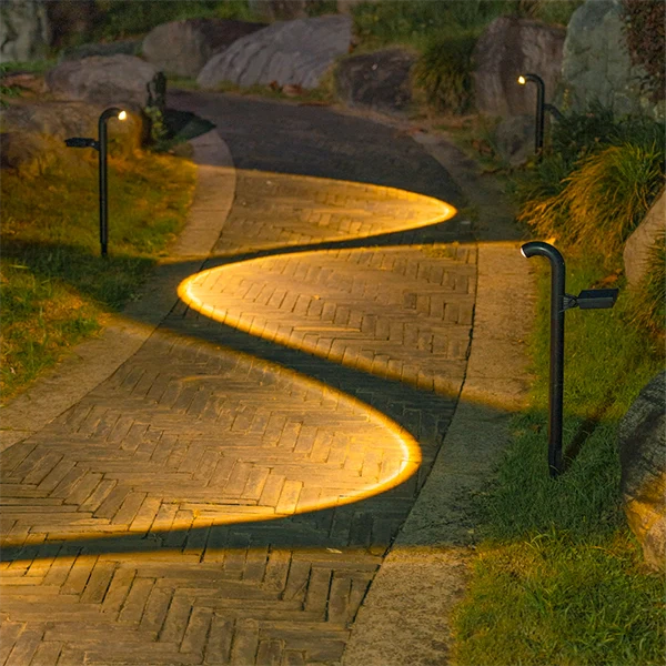 Solar Lawn Lights – Outdoor Garden Pathway Lights, Waterproof Solar Stake Lights for Yard, Path, and Roadway Illumination