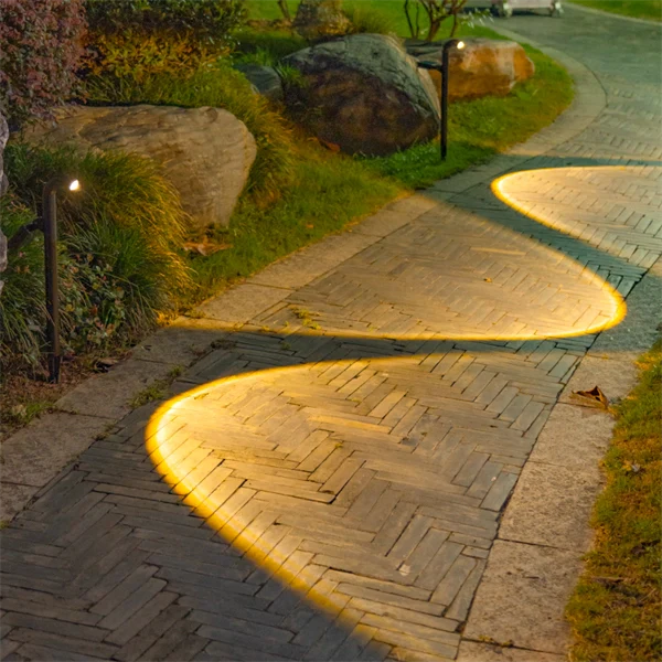 Solar Lawn Lights – Outdoor Garden Pathway Lights, Waterproof Solar Stake Lights for Yard, Path, and Roadway Illumination