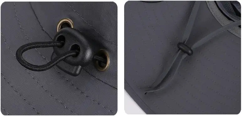 Solar Powered Dual Fan Sun Hat - Wide Brim, Quick-Dry, Waterproof for Outdoor Hiking, Fishing - Unisex Fisherman Cap