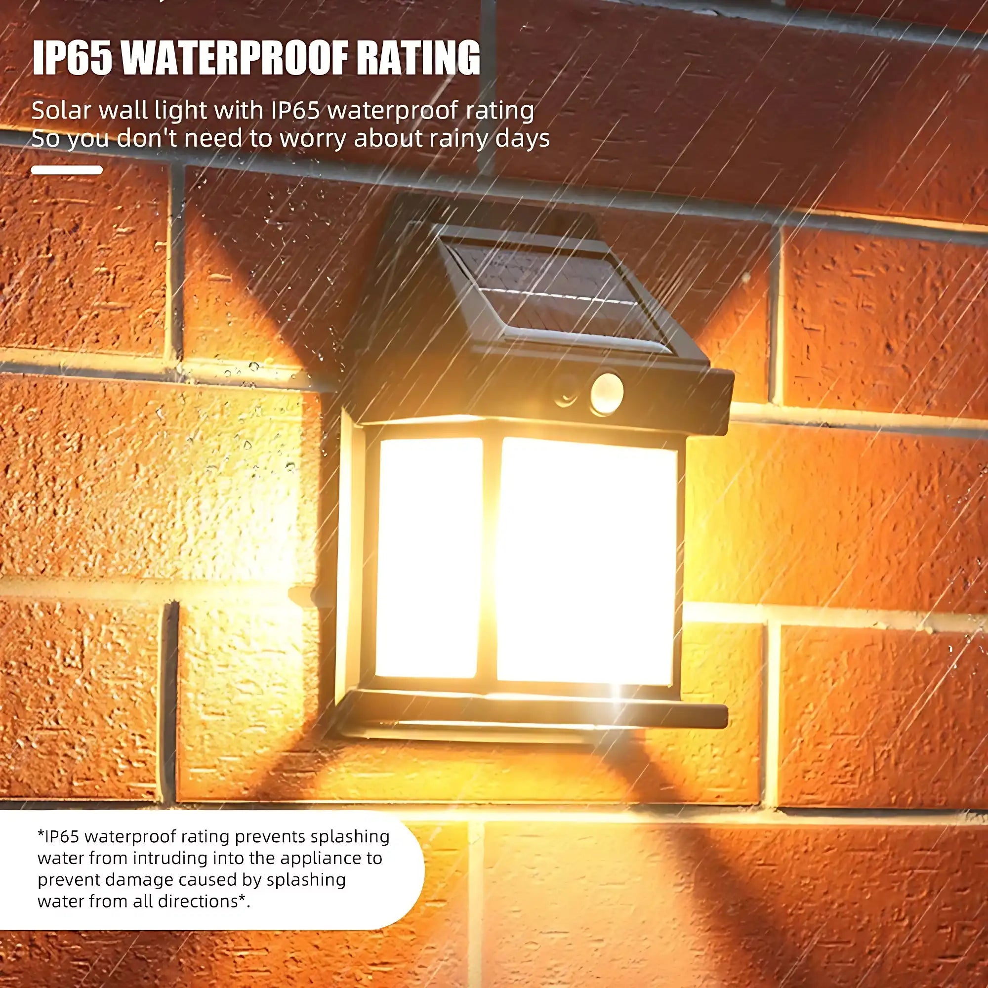 Solar Tungsten Bulb Light 360 Motion Sensor Bright LED Wall Light