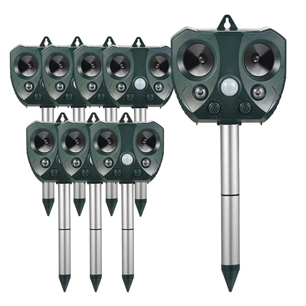Solar Ultrasonic Mice Repellent Squirrel Repellent Foxes Repeller Rodent Repeller