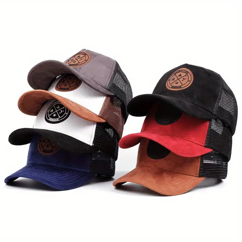 Summer Breathable Mesh Hard Top Baseball Cap