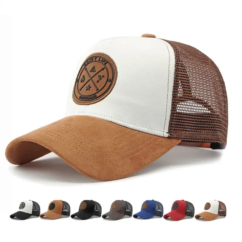 Summer Breathable Mesh Hard Top Baseball Cap