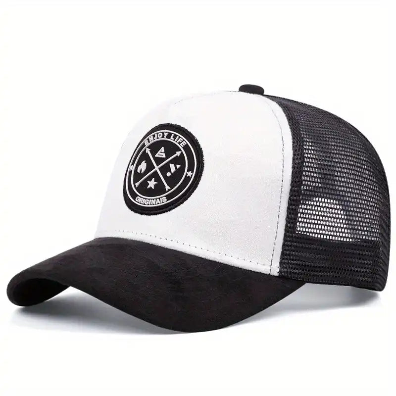 Summer Breathable Mesh Hard Top Baseball Cap