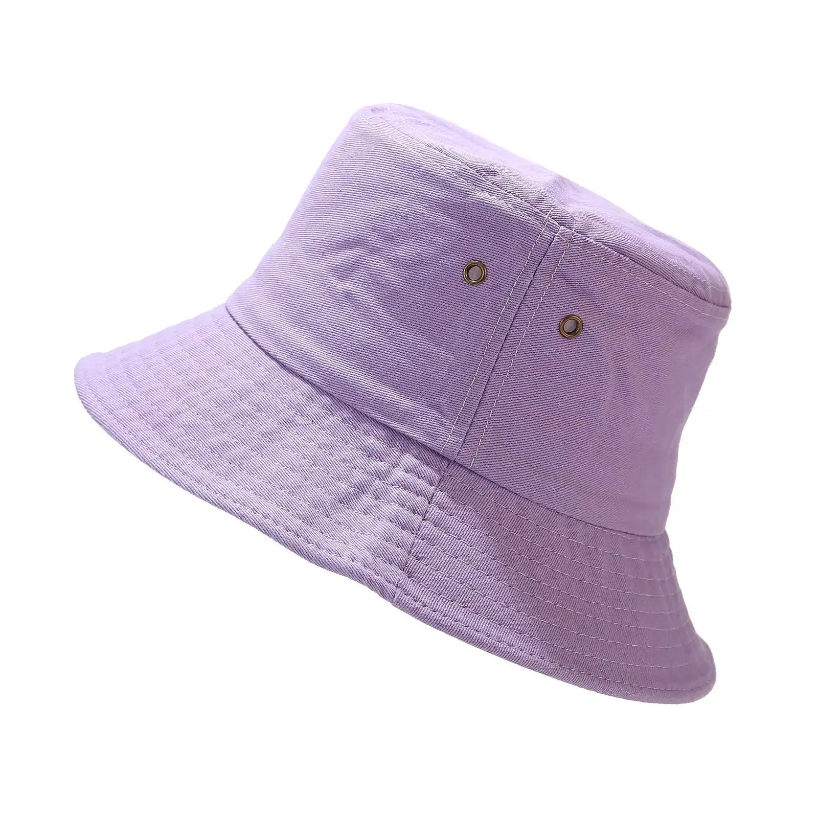 Summer Colorful Cotton Breathable Bucket Hat