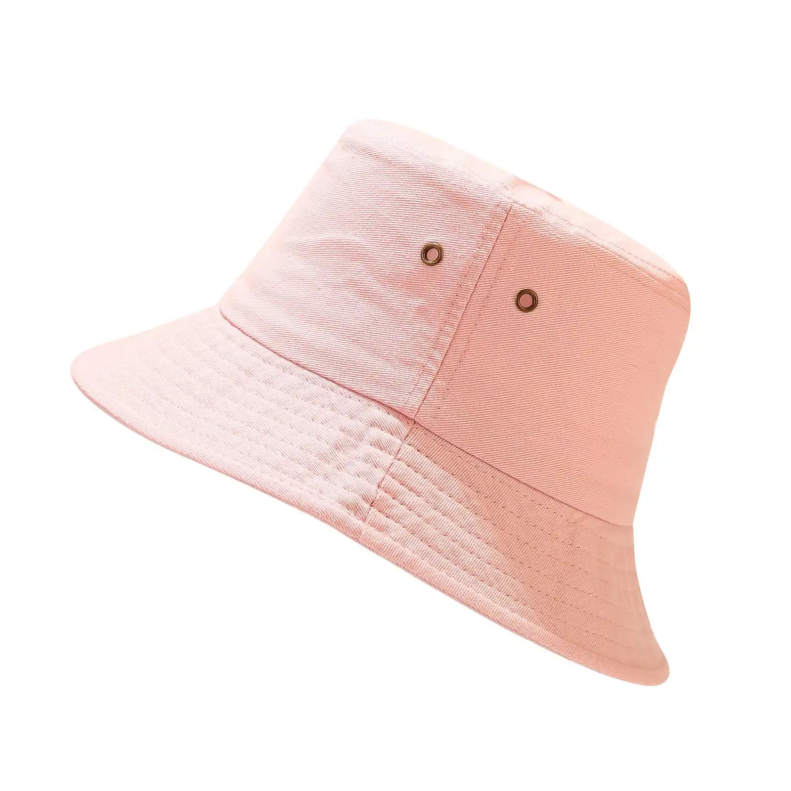 Summer Colorful Cotton Breathable Bucket Hat