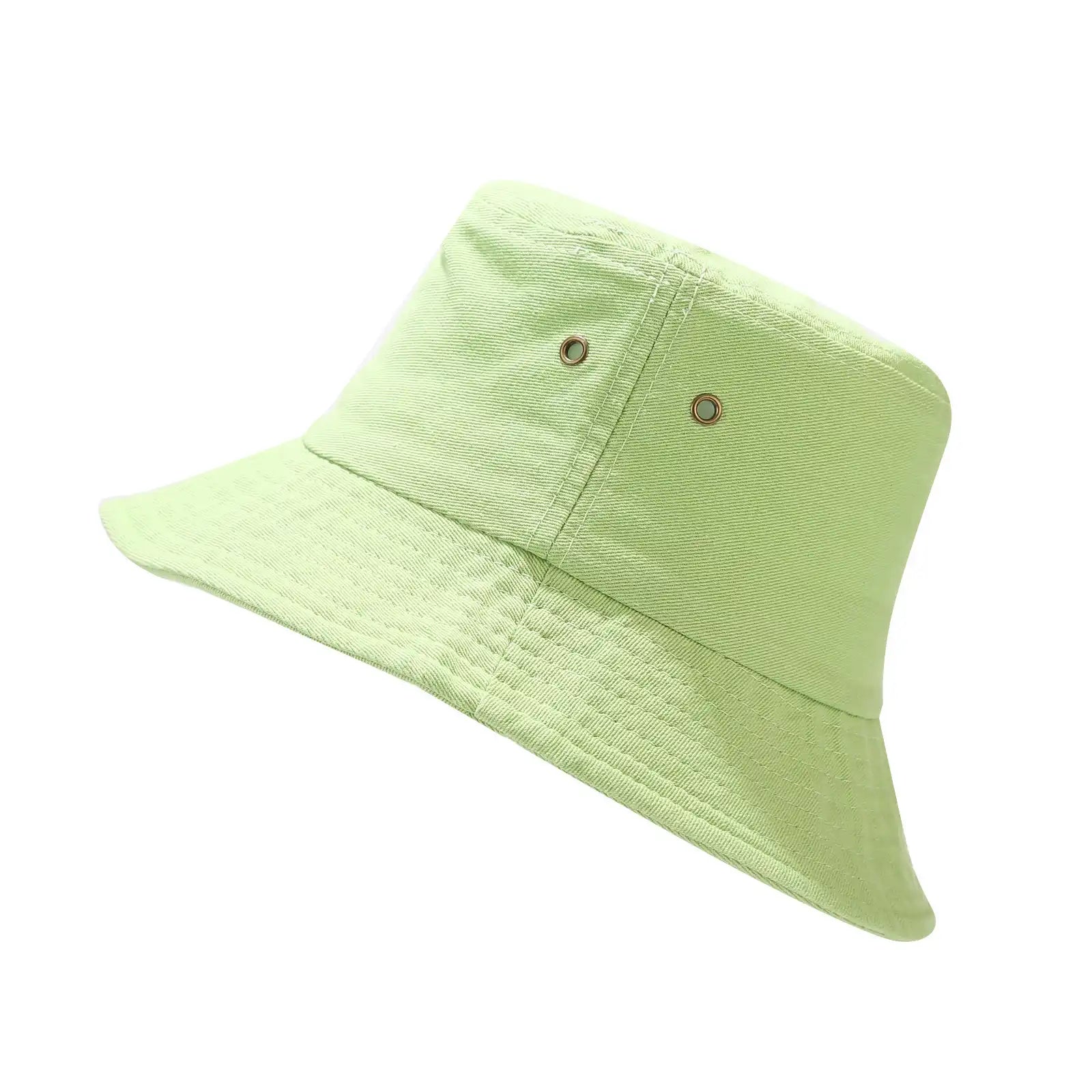 Summer Colorful Cotton Breathable Bucket Hat