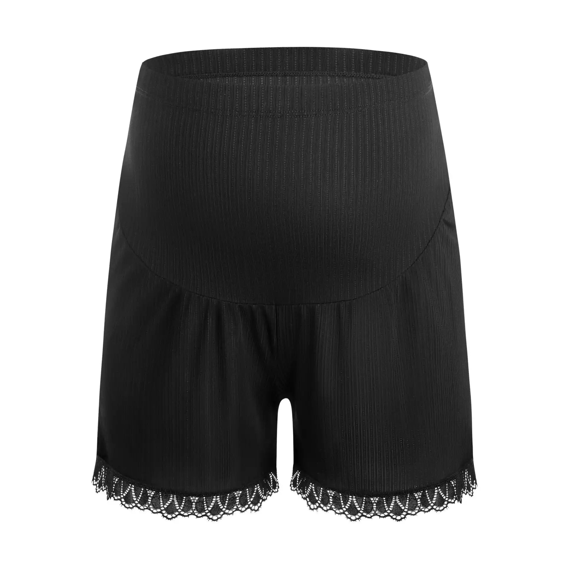 Summer Maternity Shorts - Icy Cool & Anti-Slip High Waist Loungewear (Plus Size)