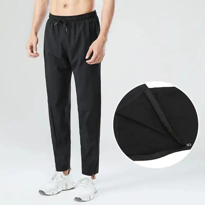 Summer Men's Jogging Pants Quick Dry Breathable Casual Sports Pants