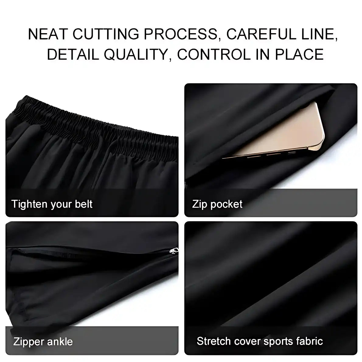 Summer Men's Jogging Pants Quick Dry Breathable Casual Sports Pants