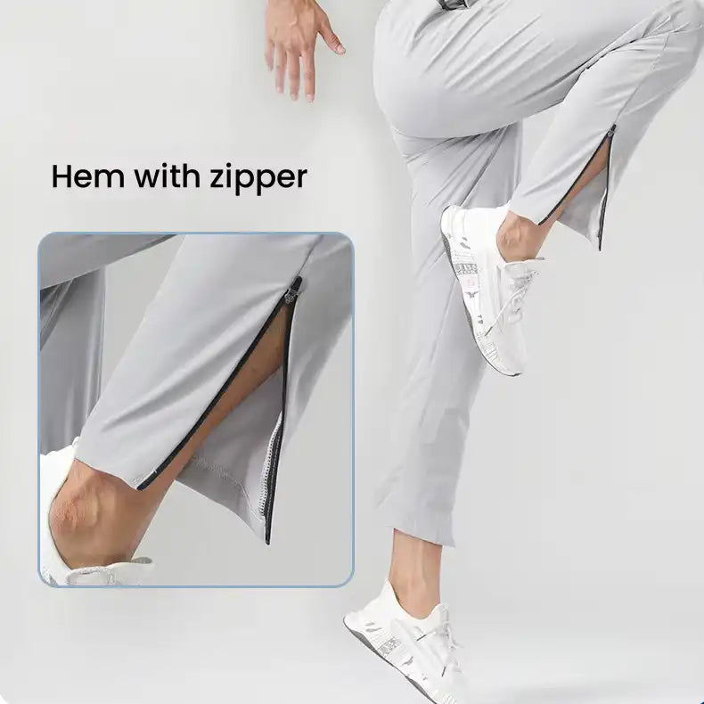 Summer Men's Jogging Pants Quick Dry Breathable Casual Sports Pants