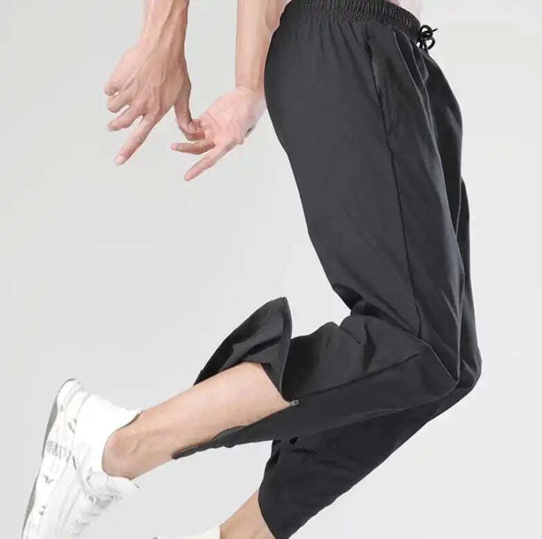 Summer Men's Jogging Pants Quick Dry Breathable Casual Sports Pants
