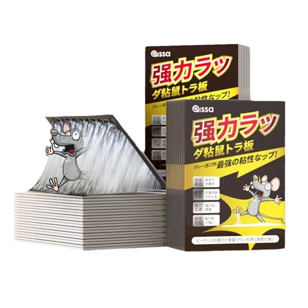 Super Sticky Rat & Mouse Glue Traps – Effective Rodent & Snake Catcher for Home, Office, Restaurant, Indoor & Outdoor Use