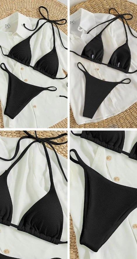 2025 Women Sexy Bikinis Triangle Swimsuit Beachwear Summer