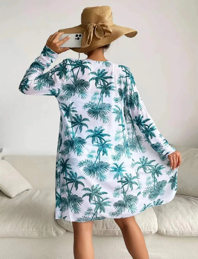 Women's High-Waisted 3-Piece Bikini Set Sunscreen Women Swimsuit