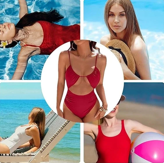 Women's One Piece Swimsuit Tummy Control Bathing Suit Sexy Flattering Cheeky Swimwear