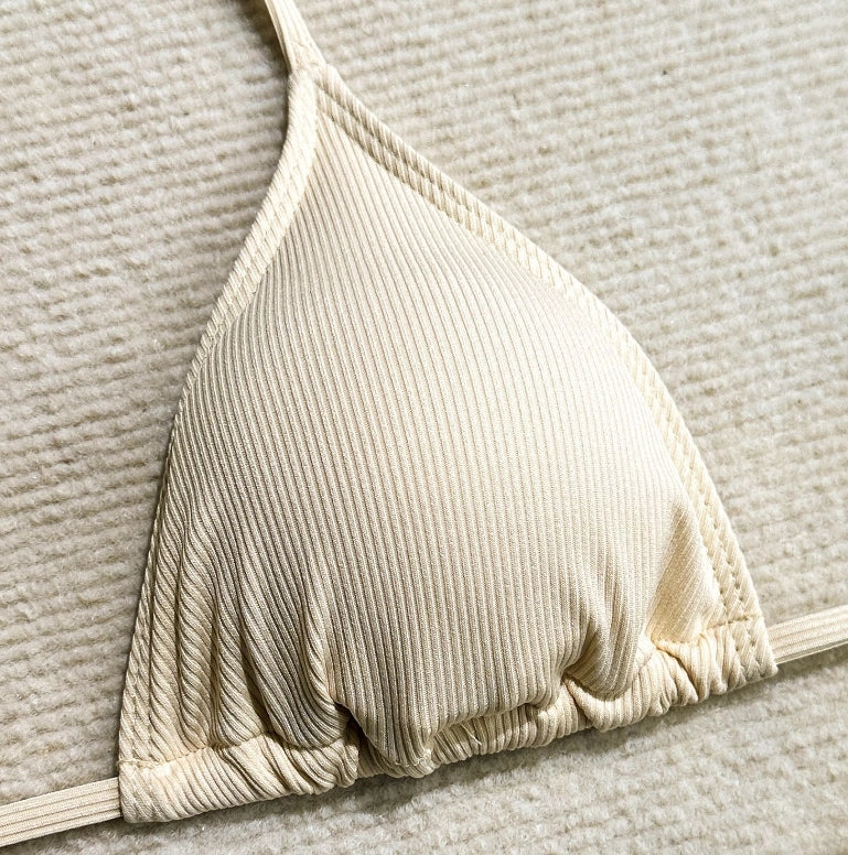 Women's 4-Piece Mesh Long Sleeve Bikini Set with Beach Skirt Holiday Bathing Suit